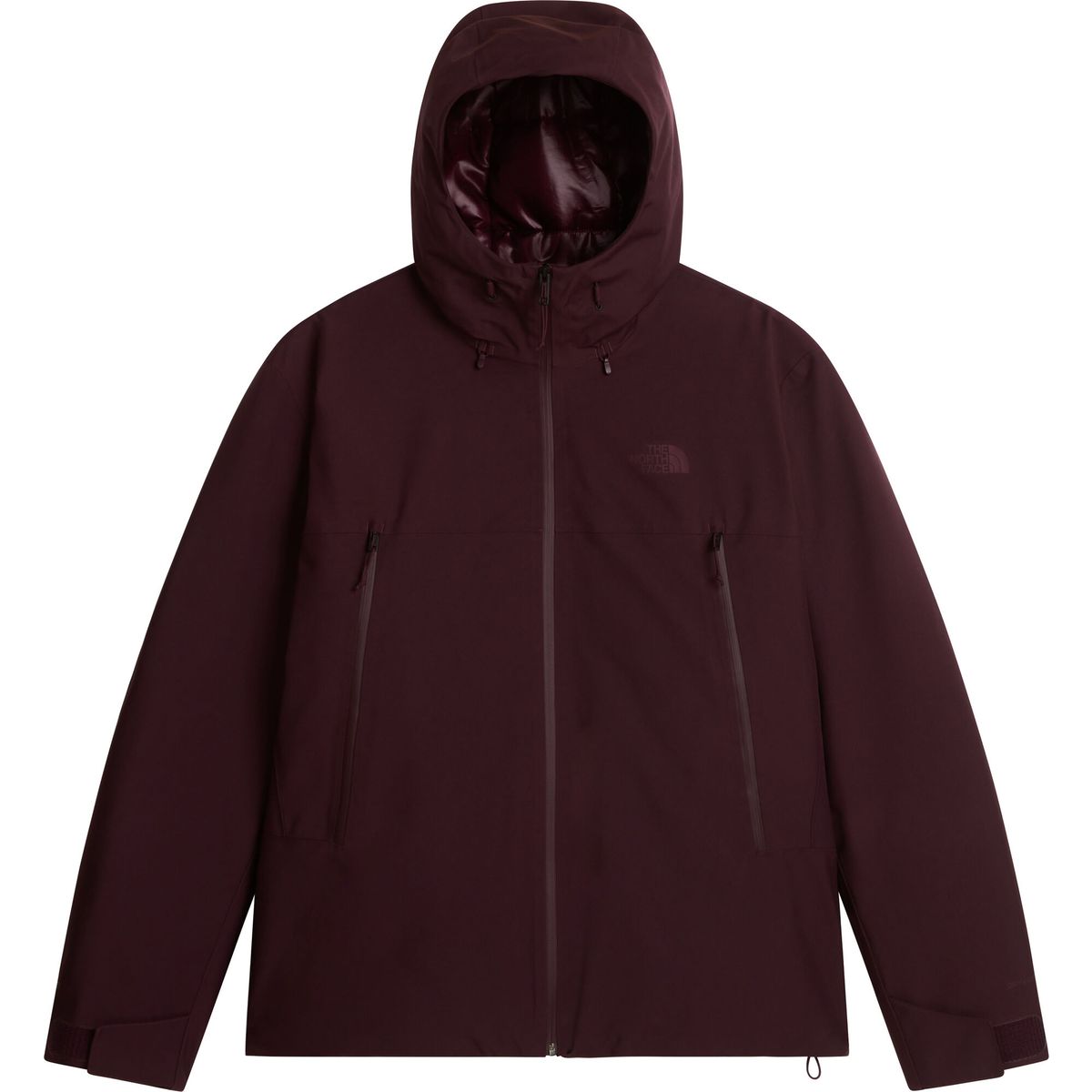 The North Face Mens Mountain Range Down Hooded Jacket deep burgundy (NO4) S NF0A88WDNO4-S