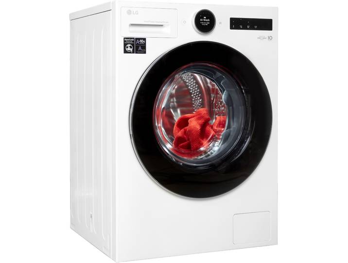 LG Waschtrockner HPWD096C , Wasch_Trocken_Zyklus: A, weiß, B:60cm H:85cm T:57cm, Waschtrockner, Easy-Touch Drehregler, Wärmepumpe, TurboWash+Dry, AI Wash+Dry, Waschtrockner