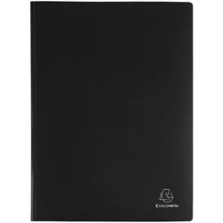 Exacompta Sichtmappe aus PP 500μ mit 50 glatten Hüllen, transluzent, für Format DIN A4