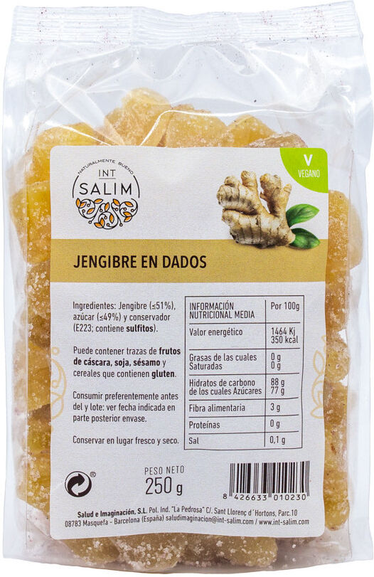 INT-SALIM Jengibre Deshidratado 250 gr