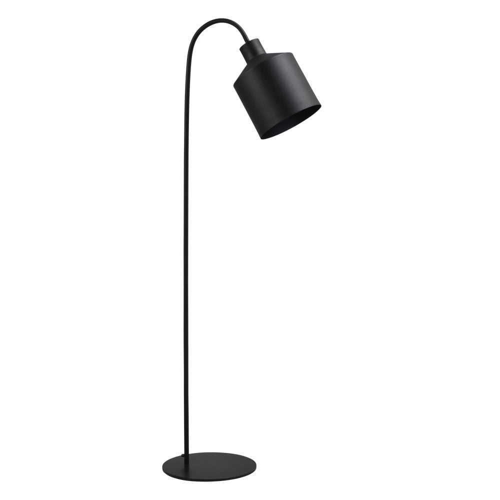 Masterlight Concepto 186 vloerlamp zwart metalen leeslamp