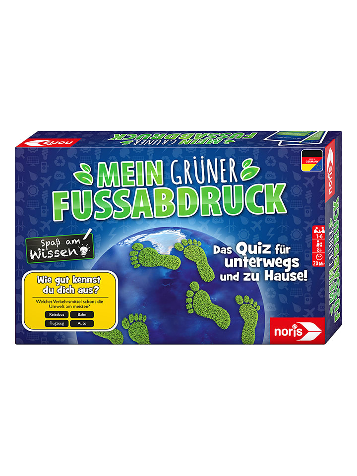 Noris Ratespiel "Mein grüner Fußabdruck" - ab 8 Jahren - onesize