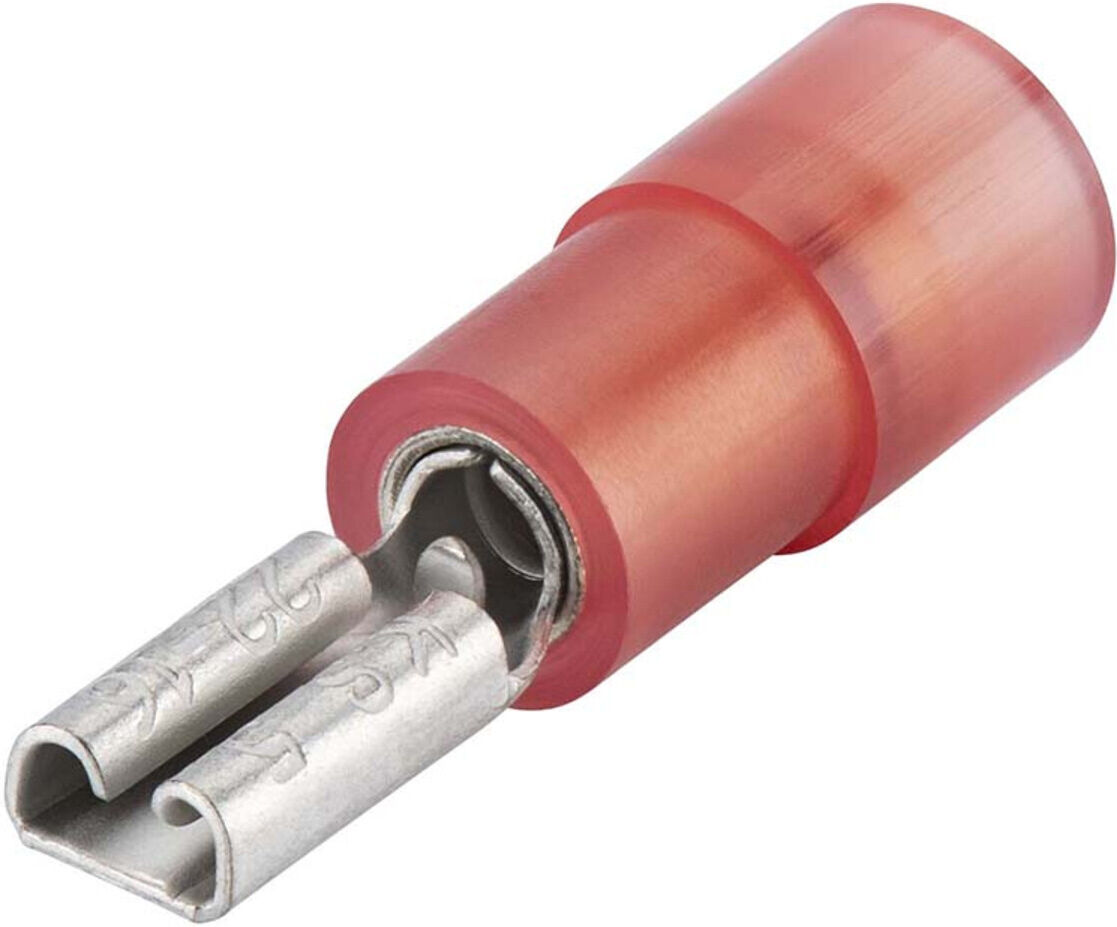 KNIPEX 97 99 010 Flachsteckhülsen isoliert je 100 Stück )