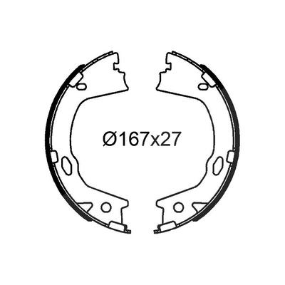 Valeo Bremsbackensatz [Hersteller-Nr. 564315] für Kia, Hyundai