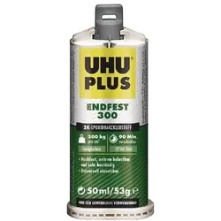 2K-Epoxidharzklebstoff PLUS ENDFEST 300 53g gelblich Doppelkart.UHU