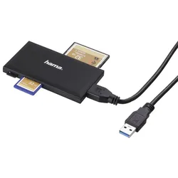 hama USB 3.0 Multi-Kartenleser schwarz