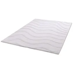 Design-Teppich Urbino 160 x 230 cm Polyester Weiß