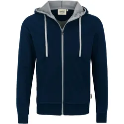 Kapuzen-Jacke Bonded 455 - 3XL - tinte/silber
