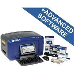 Brady S3700-WB-QZ-SFIDS, S3700 Mono-/Multicolor Schilder- & Etikettendrucker mit Tastatur, Abschne, Etikettendrucker, Mehrfarbig