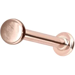 14 Karat Gold Labret mit Innengewinde DISC