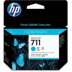 HP Tinte 711 CZ134A cyan 3er Pack