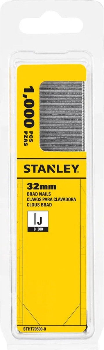 Stanley Nagels Type J 32mm - 1000 stuks - Handtacker accessoires