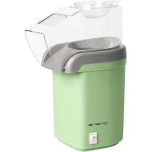 Emerio Popcornmaschine POM-111664.9, mit Heißluft, 60g in 3 Minuten, grün, Kunststoff, 1200 Watt