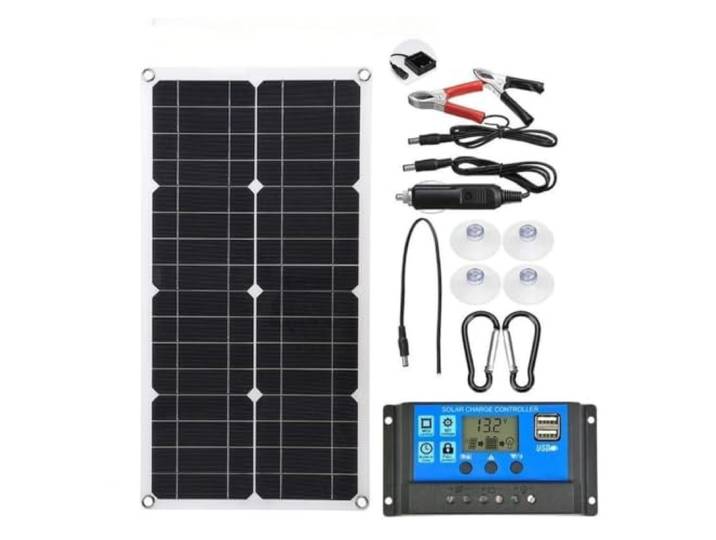 Grenzüberschreitender Solarpanel-Licht-ID 25W100W-Controller Auto-Zündungsladebatterie for den Außenbereich, 25 W, 12 V-24 V-Steuerung(Singlesetofsolarpanels)