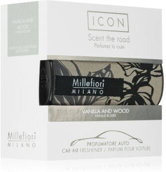Millefiori Icon Vanilla & Wood ambientador auto 1 un.. Icon Vanilla & Wood