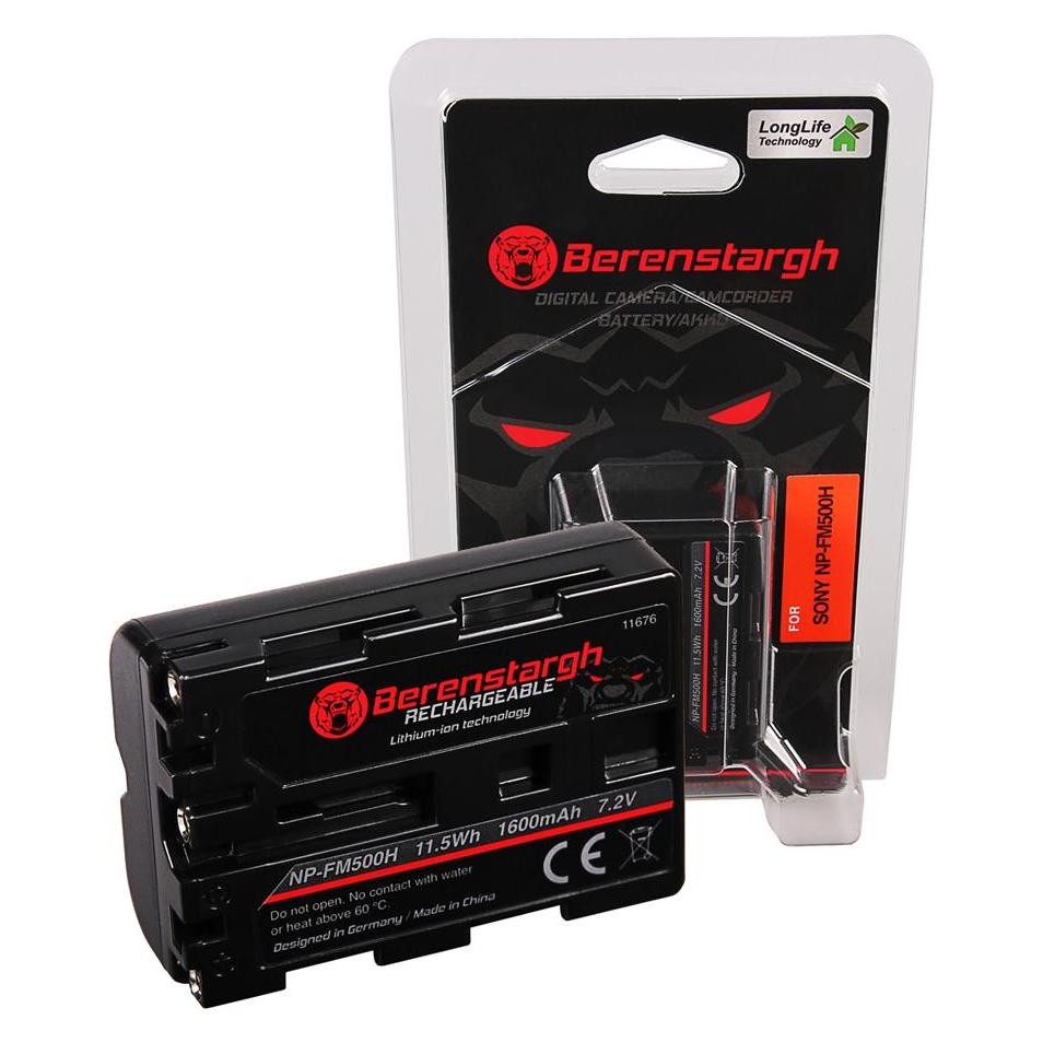 Berenstargh Akku f. Sony NP-FM500H (Kamera Akku) (11676 1600mAh)
