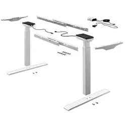Elektro-Tischgestell, 1000x1600mm, Change Top Eco, 9277885, silber