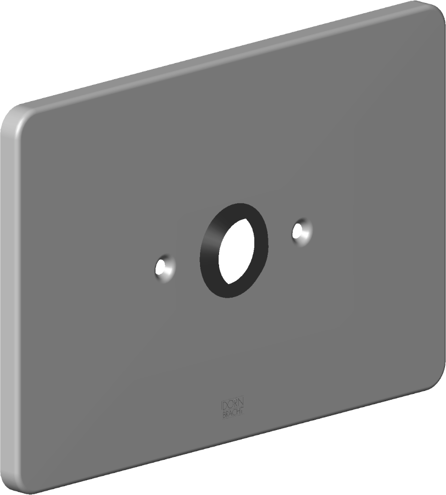 Dornbracht plaque de recouvrement, PBV complet 90110109000-00 chromé