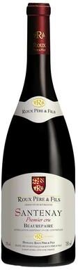 """Domaine Roux Pere & Fils""" """Domaine Roux Pere & Fils Santenay Grand Clos Rousseau Premier Cru 2024 Red Wine - France"""