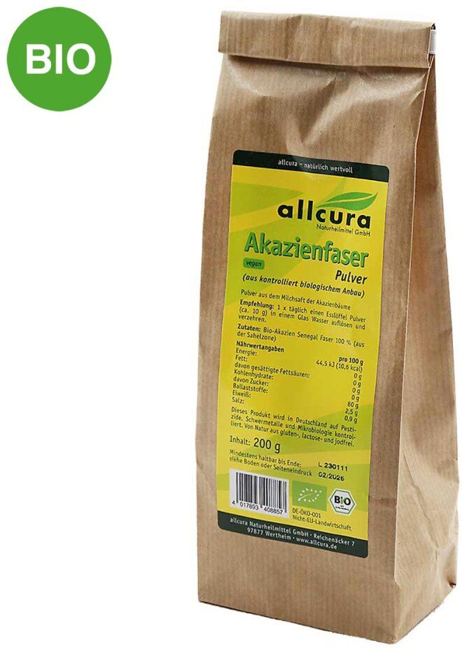 Akazienfaser Pulver Bio