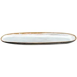 zzz_ArchivedbyPCD_Medard de Noblat, Serviergeschirr, MÃdard de Noblat - Shadow Aqua - Grote ovale schaal 35.5 x 14 cm - 2 delig (AI60CCB0001OG)