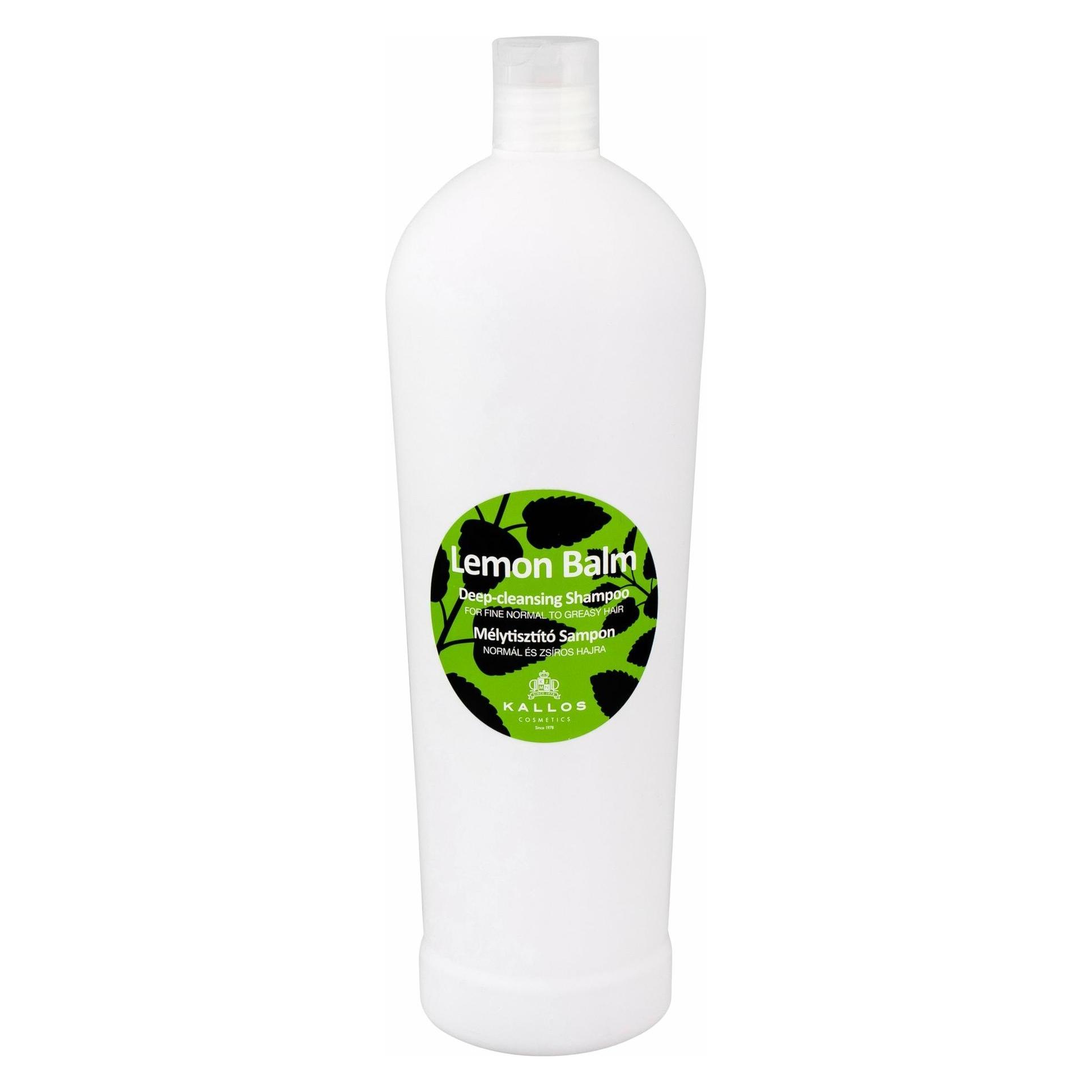 Kallos Cosmetics Lemon Balm (Flüssiges Shampoo, 1000 ml) (5998889514587)