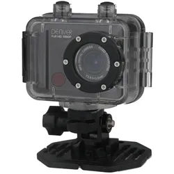 Denver ACT-5002 ( Speicherkarte,1080 pixels ), Action Cam, Schwarz