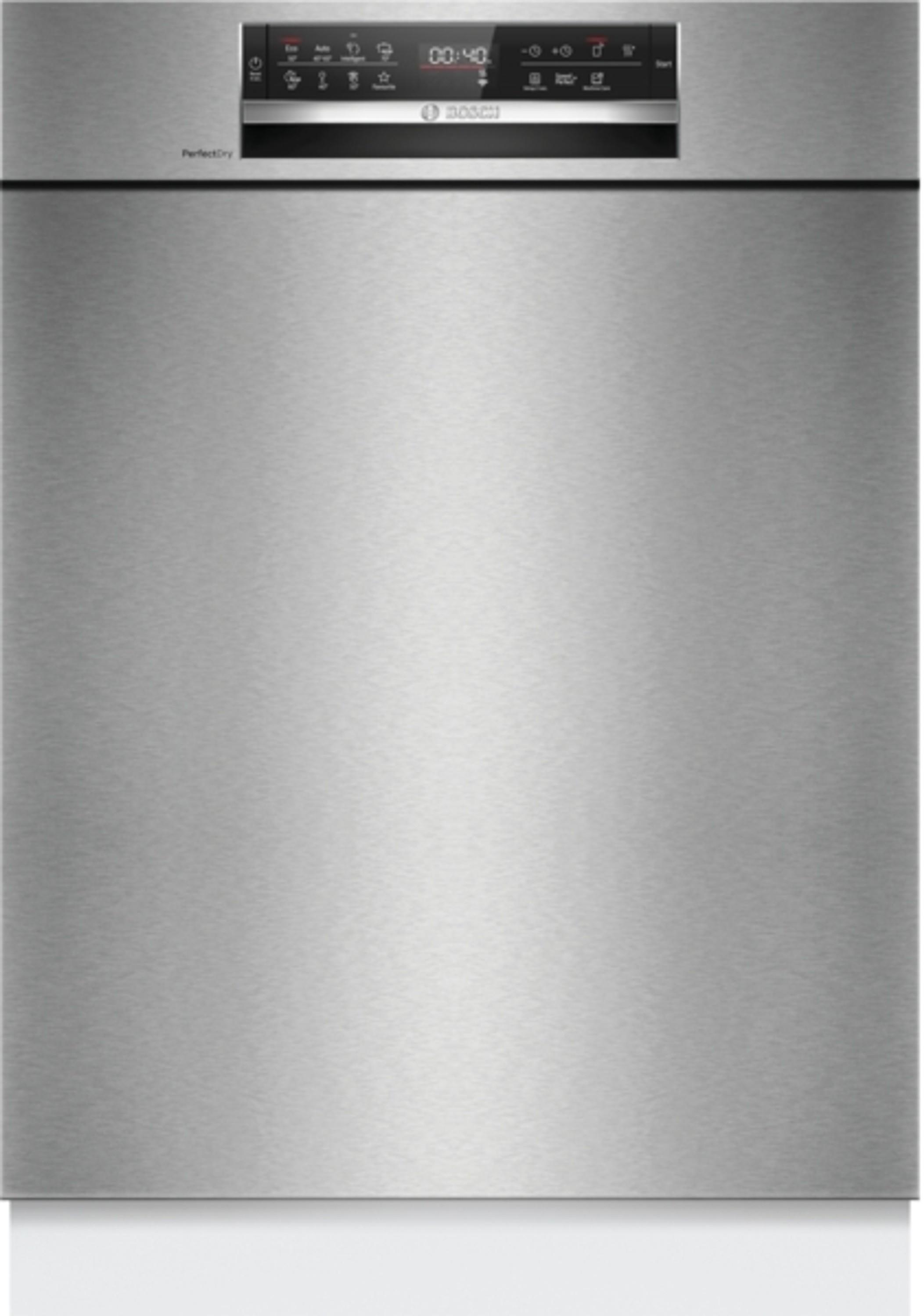 Bosch Serie 6 SMU6ZCS16E, Halb integriert, Standardgröße (60 cm), Edelstahl, Edelstahl, Berührung, 1,75 m