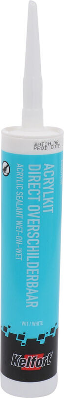 Kelfort acrylkit wet on wet Wit 310ml