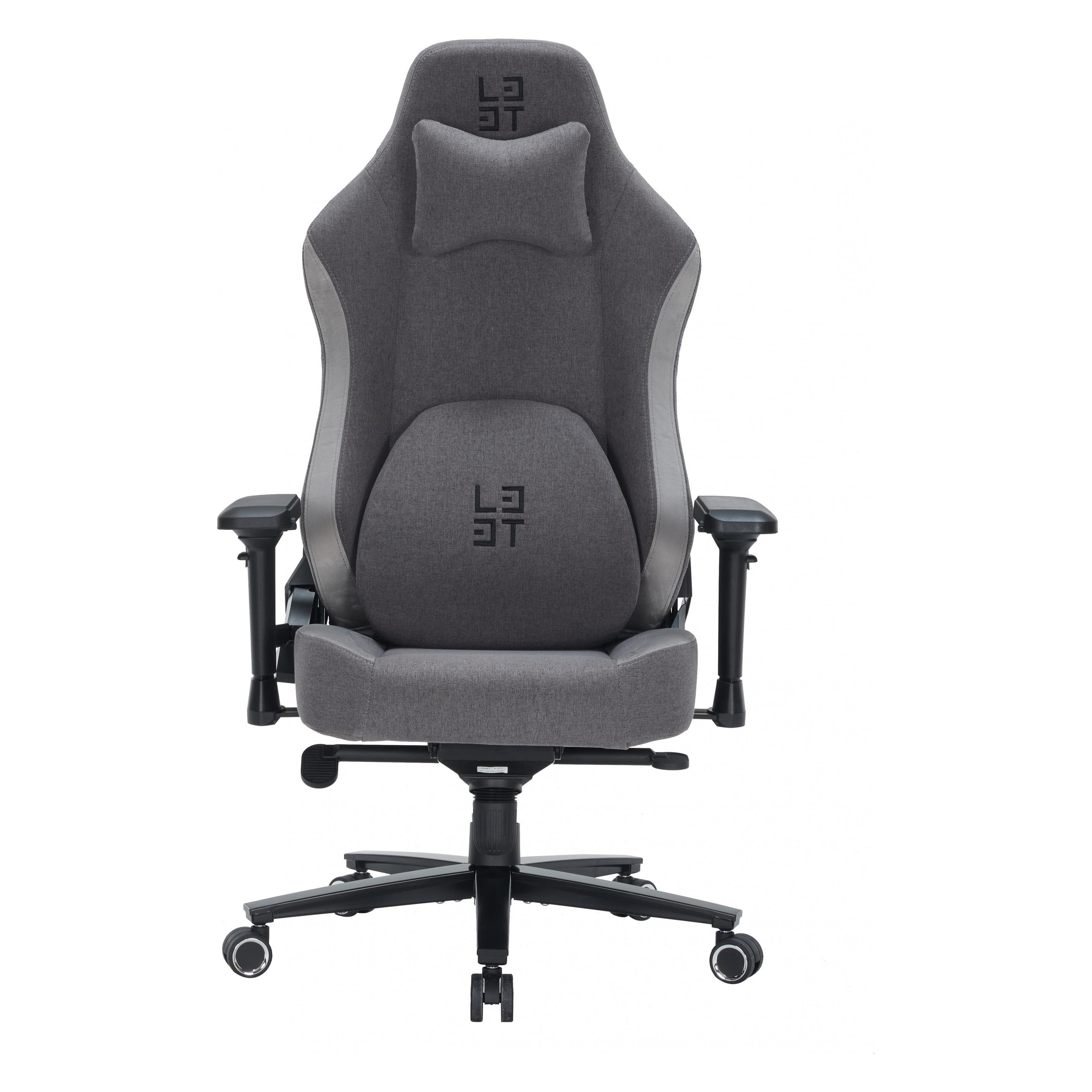 Deltaco Gaming L33T Gaming Chair Neolite Soft Fabric - Dark Grey (225812)