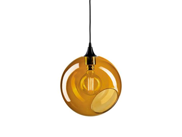Ballroom XL Pendelleuchte, Ø 33 cm, amber - Design By Us - Glas