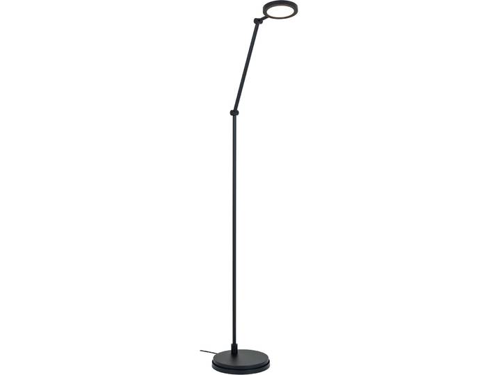 Stehlampe Alberta schwarz Metall/Aluminium 420 lm Dimmbar H 149 cm - LED - Lichtfarbe: Extra warmweiss- LED Energiesparlampe