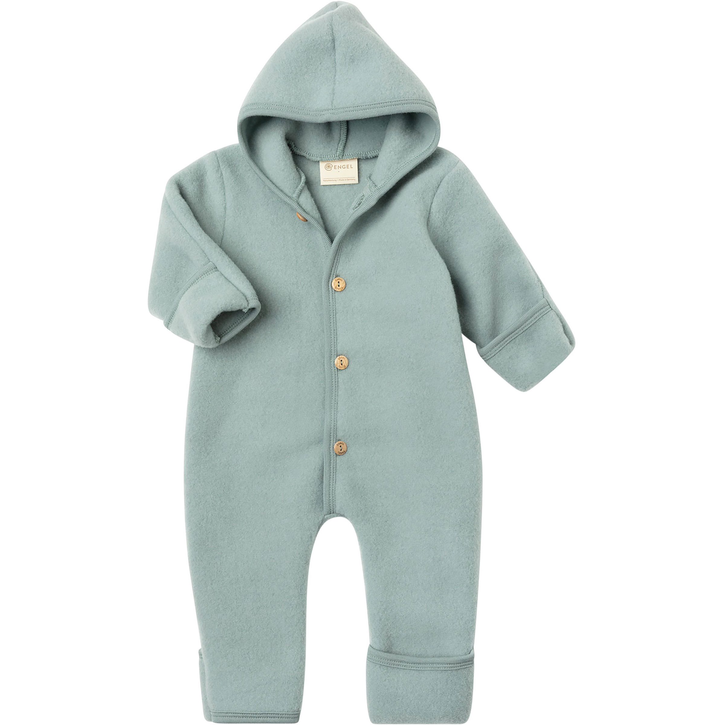 Engel Fleece Overall Kinder Overalls grau Größe 62 Lifestyle Hautfreundlich Wasserabweisend