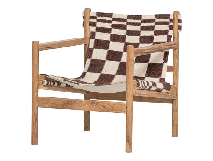 Livetastic Sessel Zano, Braun, Naturfarben, Holz, Akazie, massiv, 73x76x67 cm, Wohnzimmer, Sessel, Polstersessel