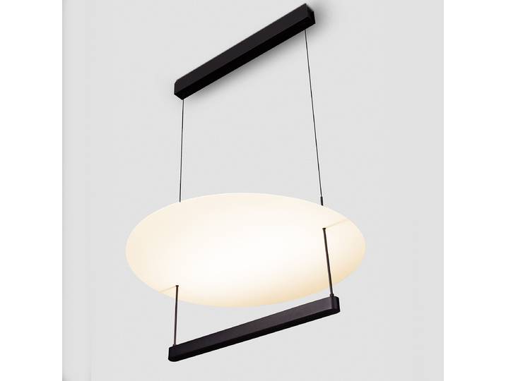 Pendelleuchte Diona Typ A 60 x 60cm Schwarz/Schwarz Kabel ABS, Fassung ABS, Baldachin Aluminium, Gehäuse Leuchte Aluminium Nicht austauschbare