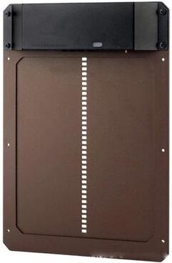 Inspire Essentials Automatic Chicken Coop Door Opener Light Sensor, Battery Operated, Weatherproof Hen House Gate brown Unmarked