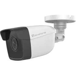 LevelOne GEMINI Feste IP-Netzwerk-Kamera, 2 Megapixel, H.265, 802.3af PoE, IR-LEDs, Innen / Außen