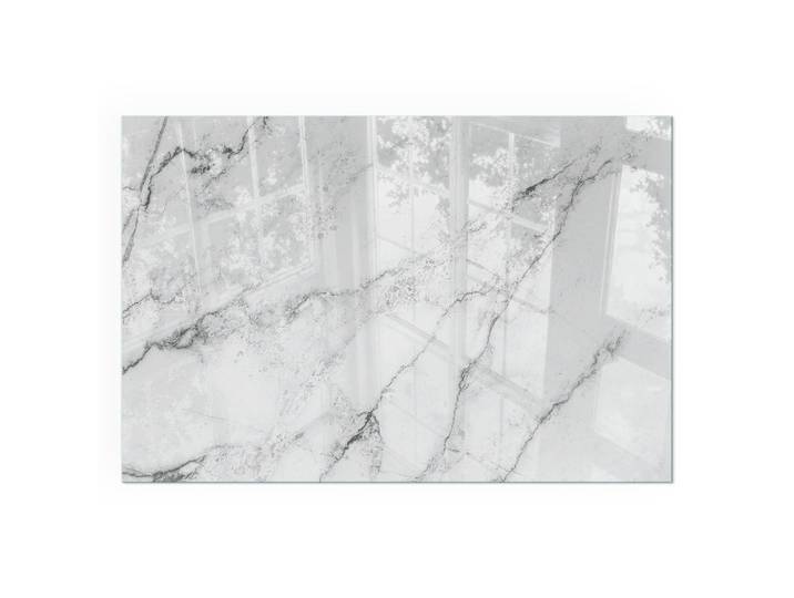 KAMINBODENPLATTE 120x80 cm - Marmormuster mit Adern