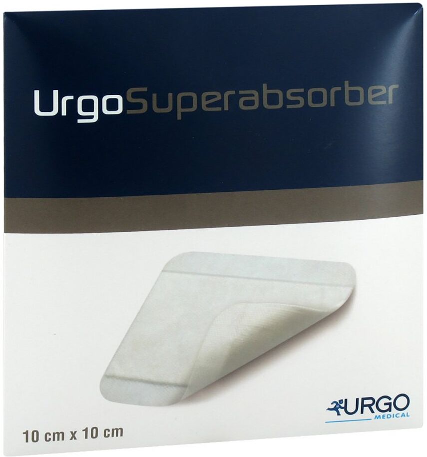 Urgosuperabsorber 10x10 cm Verband