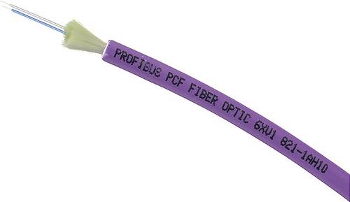 Siemens 6XV18211BN75 Glasfaser LWL Anschlusskabel Violett, Orange, Schwarz 200/230 µ