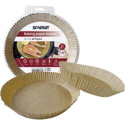 ScanPart 2910070002 Heißluftfritteusenpapier 16 cm rund, 100er