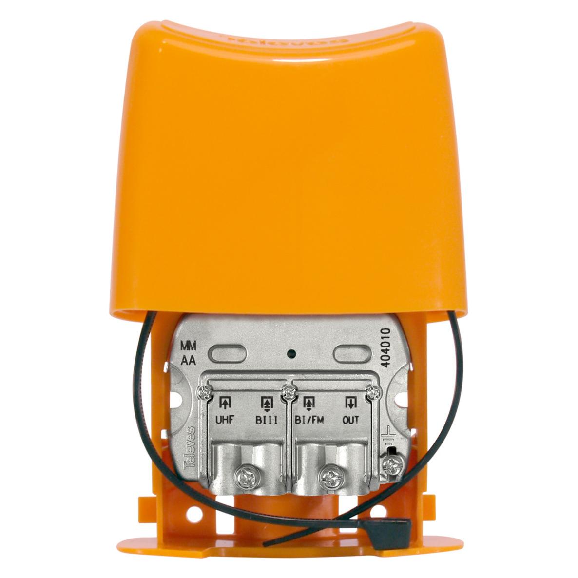 Televes T404010 Mast Filter VHFI-ULA/VHFIII/UHF (470 MHz - 790 MHz, DC) (T404010)