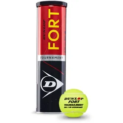 4er Pack DUNLOP DTB Fort Tournament Tennisbälle Dose