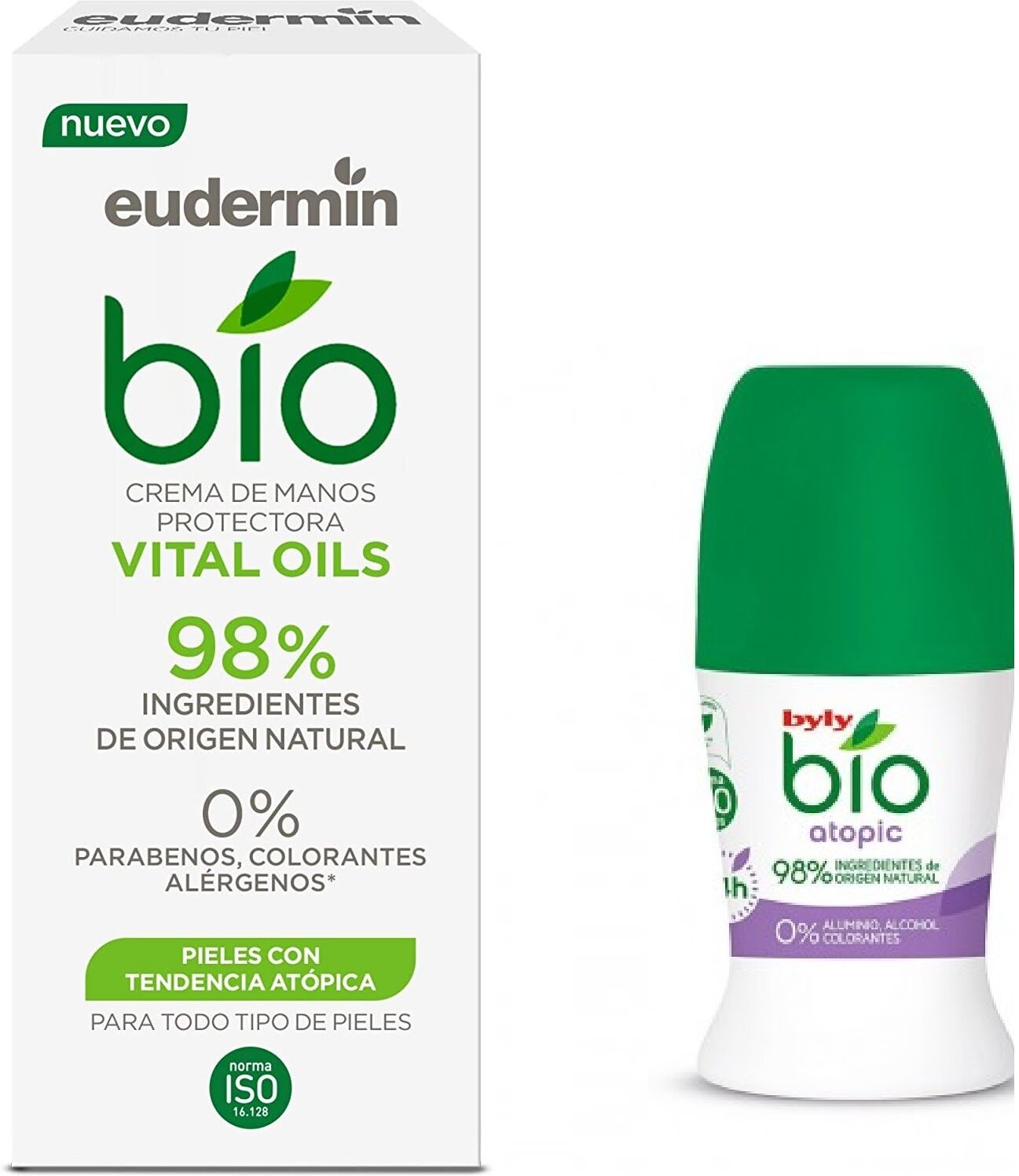 Eudermin Protective hand cream + Roll-on deodorant