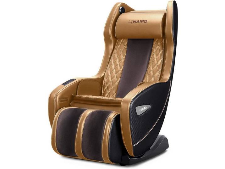 NAIPO Massagesessel, Massagestuhl mit Liegeposition, Bluetooth, Platzsparend