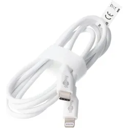 Goobay Lightning USB-C Lade- und Synchronisationskabel (2 m, USB 2.0, 87 W), USB Kabel