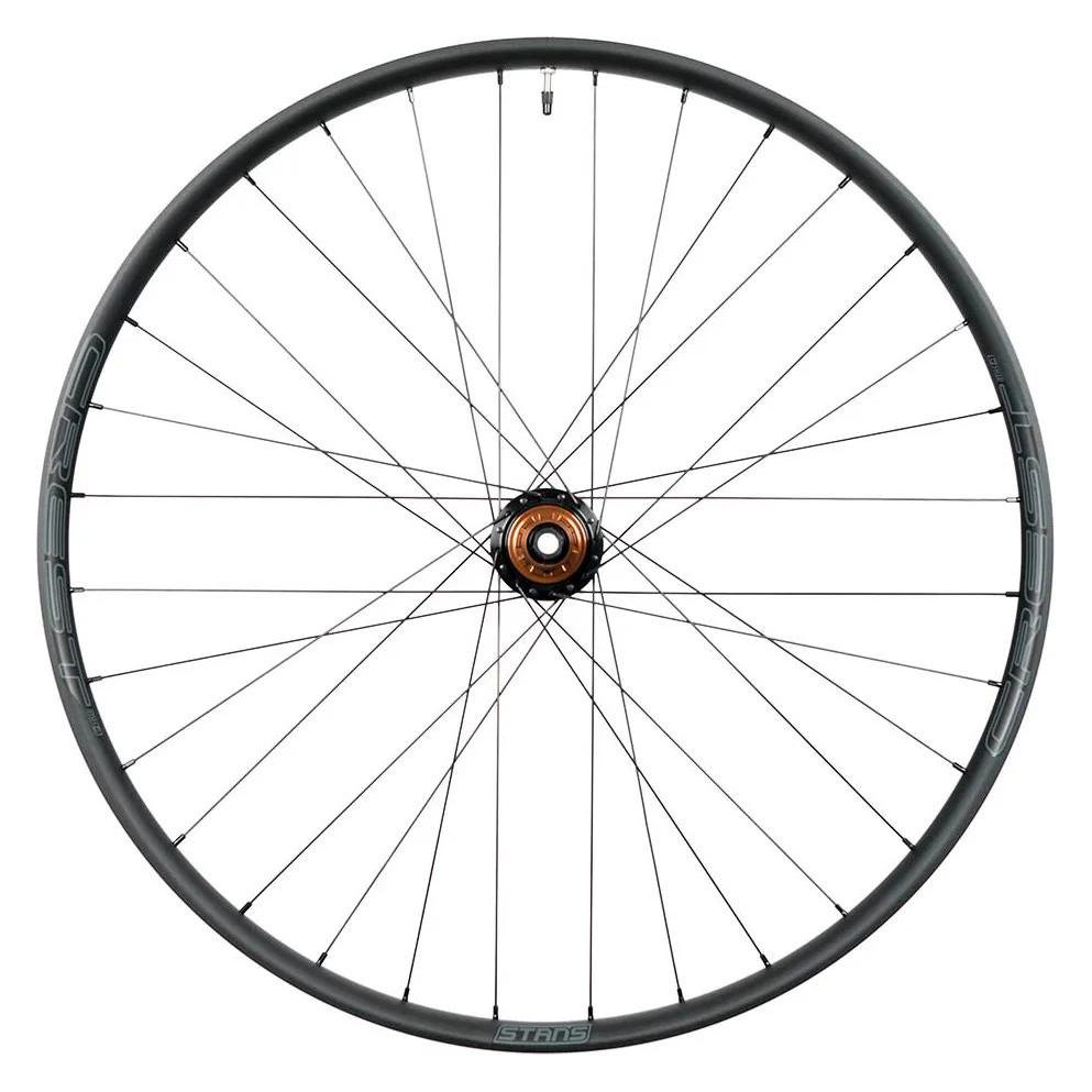 Notubes Stan's Crest MK4 Front Wheel - 27,5" - 15x110 TA - 6-Bolt - Gray (Vorderrad, 27.5") (DWC470001)