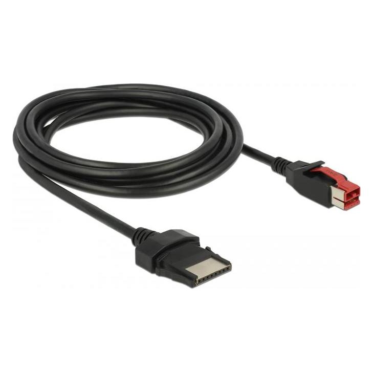 Delock 85479 PoweredUSB Kabel Stecker 24 V (3 m, USB 2.0, 24 W) (85479)