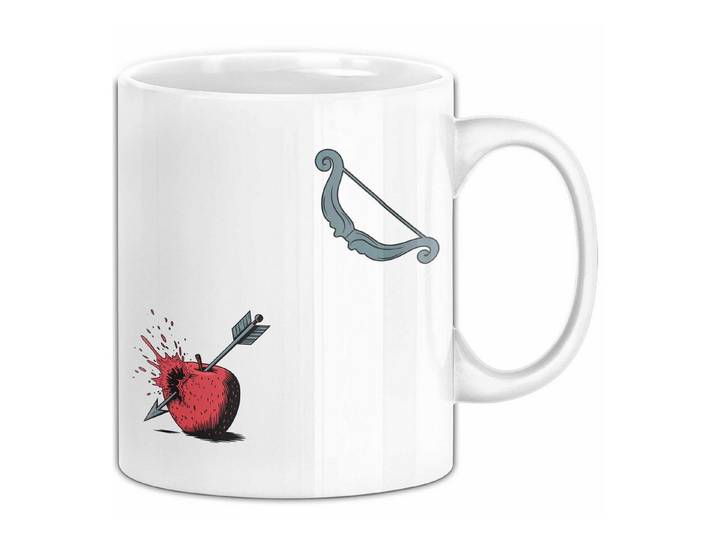 Trendation Tasse Bogenjäger Tasse Geschenkidee Bogenschütze Lustiger Spruch Geschenki