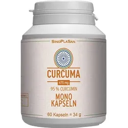 CURCUMA 475 mg 95% Curcumin Mono-Kapseln 60 St